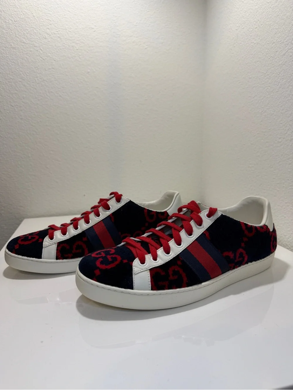 Gucci Ace Sneakers - Red & Blue - Authentic - Women’s 39 (US 9) Authentic